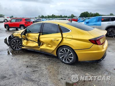 Drugie zdjęcie samochodu z przodu: 2020 HYUNDAI SONATA SEL PLUS VIN:5NPEJ4J29LH021091 - miniatura