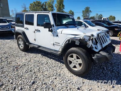 Czwarte zdjęcie samochodu z boku: 2016 JEEP WRANGLER UNLIMITED SPORT VIN:1C4BJWDGXGL333198 - miniatura