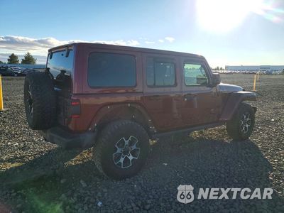 Trzecie zdjęcie samochodu z tyłu: 2021 JEEP WRANGLER UNLIMITED RUBICON VIN:1C4JJXFM1MW658093 - miniatura
