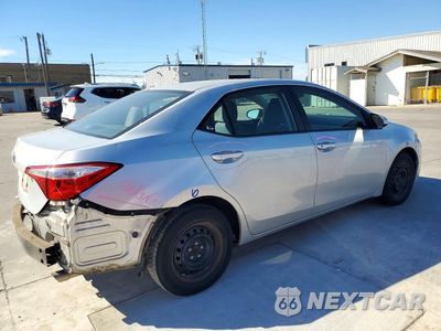 Trzecie zdjęcie samochodu z tyłu: 2014 TOYOTA COROLLA L VIN:5YFBURHE7EP162352 - miniatura