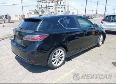 Czwarte zdjęcie samochodu z boku: 2012 LEXUS CT 200 VIN:JTHKD5BH6C2098889 - miniatura