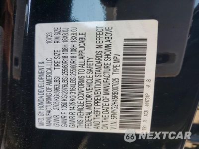 Zdjęcie 13 z 13 samochodu: 2024 HONDA PILOT EXL VIN:5FNYG2H45RB007025 - miniatura