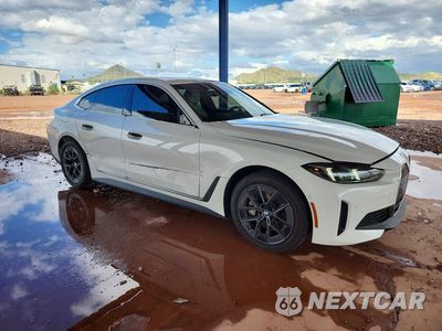 Czwarte zdjęcie samochodu z boku: 2025 BMW I4 EDRIVE 40 VIN:WBY23HD06SFU90385 - miniatura