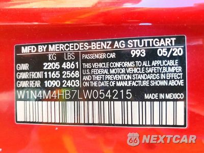 Zdjęcie 14 z 14 samochodu: 2020 MERCEDES-BENZ GLB 250 4MATIC VIN:W1N4M4HB7LW054215 - miniatura