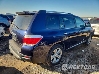Trzecie zdjęcie samochodu z tyłu: 2012 TOYOTA HIGHLANDER LIMITED VIN:5TDDK3EH4CS147287 - miniatura