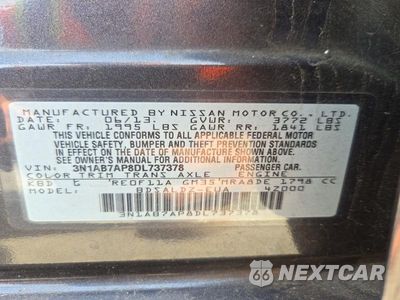 Zdjęcie 12 z 12 samochodu: 2013 NISSAN SENTRA S VIN:3N1AB7AP8DL737378 - miniatura