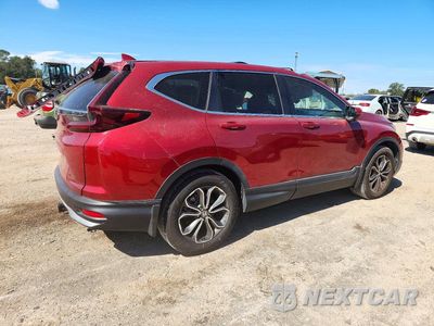 Trzecie zdjęcie samochodu z tyłu: 2021 HONDA CR-V EXL VIN:7FARW1H85ME009388 - miniatura