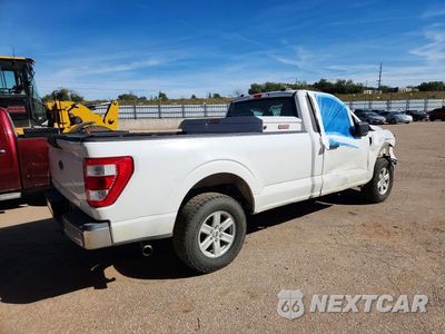 Trzecie zdjęcie samochodu z tyłu: 2022 FORD F-150 VIN:1FTMF1EP6NKD50434 - miniatura