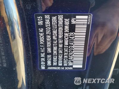 Zdjęcie 13 z 13 samochodu: 2016 PORSCHE CAYENNE VIN:WP1AA2A21GLA11478 - miniatura