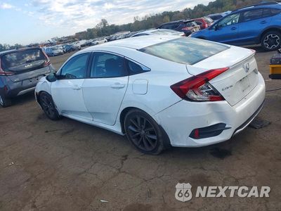 Drugie zdjęcie samochodu z przodu: 2020 HONDA CIVIC EX VIN:19XFC1F33LE207695 - miniatura
