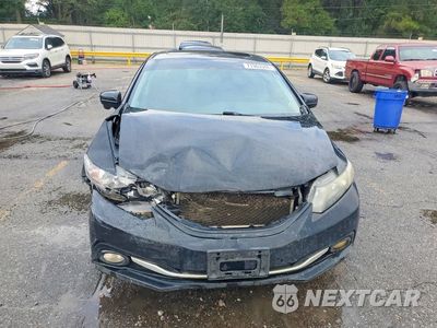 Piąte zdjęcie samochodu w środku: 2014 HONDA CIVIC EXL VIN:2HGFB2F94EH522074 - miniatura