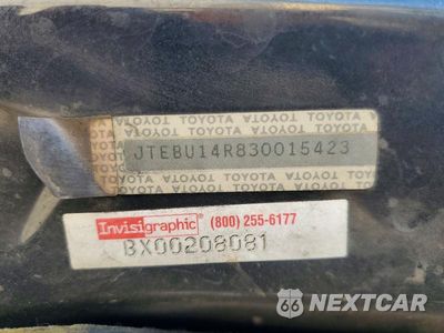 Zdjęcie 12 z 12 samochodu: 2003 TOYOTA 4RUNNER SR5 VIN:JTEBU14R830015423 - miniatura