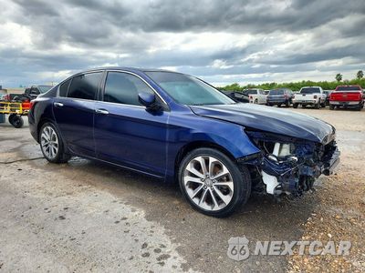 Czwarte zdjęcie samochodu z boku: 2014 HONDA ACCORD SPORT VIN:1HGCR2F56EA219260 - miniatura