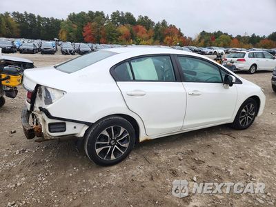 Trzecie zdjęcie samochodu z tyłu: 2014 HONDA CIVIC EX VIN:19XFB2F83EE203864 - miniatura
