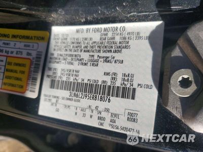 Zdjęcie 12 z 12 samochodu: 2014 LINCOLN MKZ VIN:3LN6L2J95ER818076 - miniatura
