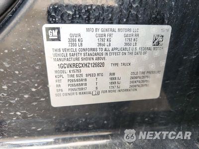 Zdjęcie 12 z 12 samochodu: 2017 CHEVROLET SILVERADO K1500 LT VIN:1GCVKRECXHZ126820 - miniatura
