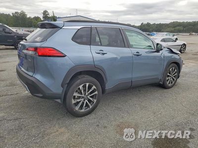 Trzecie zdjęcie samochodu z tyłu: 2023 TOYOTA COROLLA CROSS XLE VIN:7MUEAAAG0PV062449 - miniatura