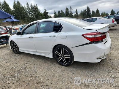 Drugie zdjęcie samochodu z przodu: 2017 HONDA ACCORD SPORT VIN:1HGCR2F5XHA206547 - miniatura