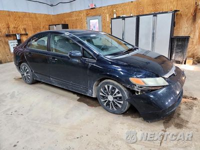 Czwarte zdjęcie samochodu z boku: 2007 HONDA CIVIC LX VIN:1HGFA16597L131972 - miniatura