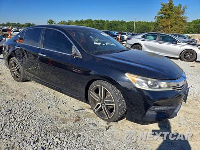 Czwarte zdjęcie samochodu z boku: 2016 HONDA ACCORD SPORT VIN:1HGCR2F58GA205847 - miniatura