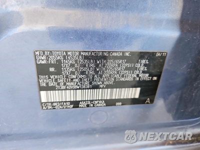 Zdjęcie 12 z 12 samochodu: 2011 TOYOTA RAV4 BASE VIN:2T3BF4DV9BW138381 - miniatura