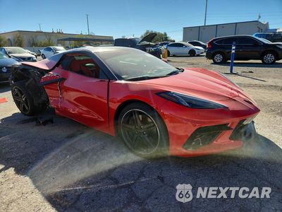 Czwarte zdjęcie samochodu z boku: 2024 CHEVROLET CORVETTE STINGRAY 3LT VIN:1G1YC3D42R5111327 - miniatura