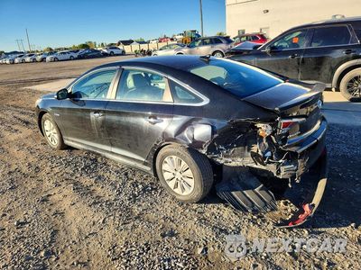 Drugie zdjęcie samochodu z przodu: 2017 HYUNDAI SONATA HYBRID SE VIN:KMHE24L19HA043698 - miniatura