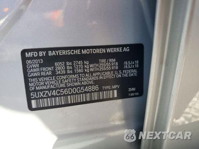 Zdjęcie 13 z 13 samochodu: 2013 BMW X5 XDRIVE35I VIN:5UXZV4C56D0G54886 - miniatura