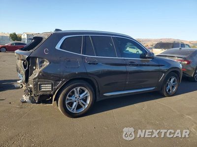 Trzecie zdjęcie samochodu z tyłu: 2020 BMW X3 SDRIVE30I VIN:5UXTY3C05LLU72523 - miniatura