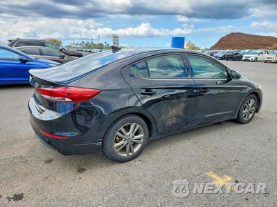 Trzecie zdjęcie samochodu z tyłu: 2018 HYUNDAI ELANTRA SEL VIN:5NPD84LF3JH228077 - miniatura