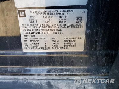 Zdjęcie 12 z 12 samochodu: 2017 BUICK ENVISION ESSENCE VIN:LRBFXDSA3HD069125 - miniatura