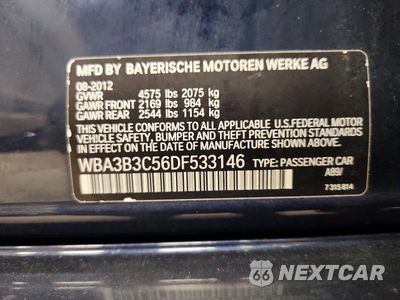 Zdjęcie 12 z 12 samochodu: 2013 BMW 328 XI VIN:WBA3B3C56DF533146 - miniatura