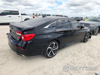Trzecie zdjęcie samochodu z tyłu: 2021 HONDA ACCORD SPORT VIN:1HGCV1F37MA119767 - miniatura