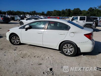 Drugie zdjęcie samochodu z przodu: 2012 HONDA CIVIC LX VIN:19XFB2F50CE003706 - miniatura