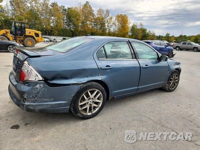 Trzecie zdjęcie samochodu z tyłu: 2012 FORD FUSION SEL VIN:3FAHP0JA6CR424198 - miniatura