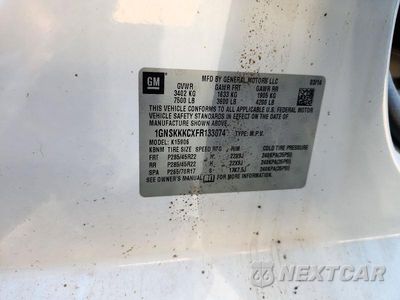 Zdjęcie 14 z 14 samochodu: 2015 CHEVROLET SUBURBAN K1500 LTZ VIN:1GNSKKKCXFR133074 - miniatura