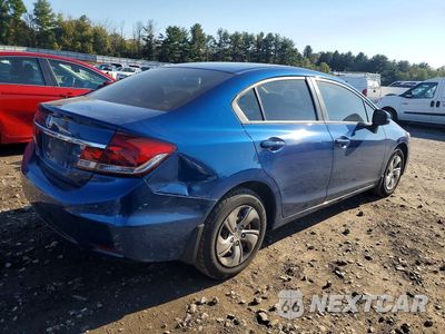 Trzecie zdjęcie samochodu z tyłu: 2013 HONDA CIVIC LX VIN:2HGFB2F53DH569124 - miniatura