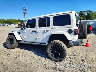 Drugie zdjęcie samochodu z przodu: 2021 JEEP WRANGLER UNLIMITED SAHARA 4XE VIN:1C4JJXP68MW786010 - miniatura