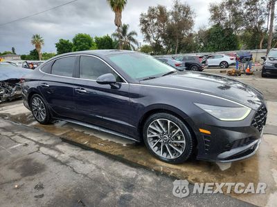 Czwarte zdjęcie samochodu z boku: 2023 HYUNDAI SONATA LIMITED VIN:KMHL34J28PA279516 - miniatura
