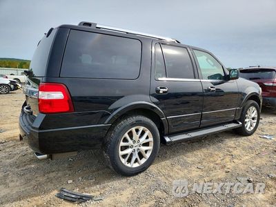 Trzecie zdjęcie samochodu z tyłu: 2016 FORD EXPEDITION LIMITED VIN:1FMJU2AT3GEF13085 - miniatura