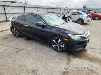 Czwarte zdjęcie samochodu z boku: 2016 HONDA CIVIC TOURING VIN:2HGFC3B92GH352664 - miniatura