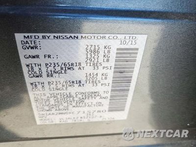 Zdjęcie 13 z 13 samochodu: 2015 NISSAN PATHFINDER SV VIN:5N1AR2MN0FC715780 - miniatura