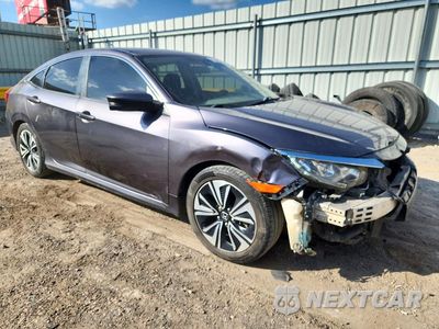 Czwarte zdjęcie samochodu z boku: 2018 HONDA CIVIC EX VIN:JHMFC1F38JX005477 - miniatura