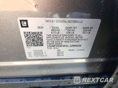 Zdjęcie 13 z 13 samochodu: 2020 CHEVROLET TRAVERSE LT VIN:1GNEVGKW1LJ286626 - miniatura