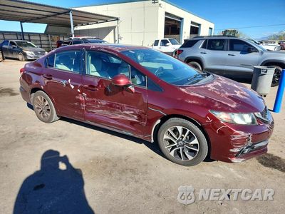 Czwarte zdjęcie samochodu z boku: 2013 HONDA CIVIC EXL VIN:2HGFB2F9XDH507593 - miniatura