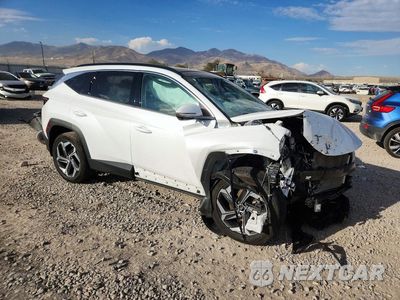 Czwarte zdjęcie samochodu z boku: 2022 HYUNDAI TUCSON LIMITED VIN:5NMJECAE0NH050373 - miniatura