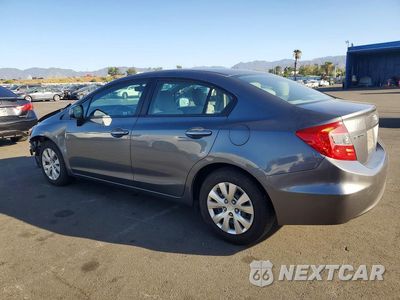 Drugie zdjęcie samochodu z przodu: 2012 HONDA CIVIC LX VIN:19XFB2F53CE362452 - miniatura