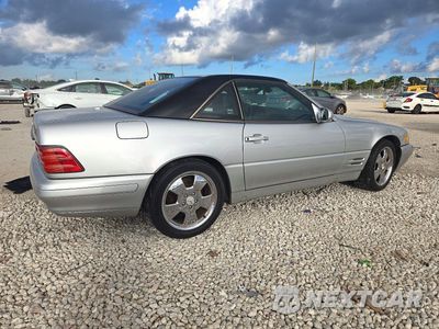 Trzecie zdjęcie samochodu z tyłu: 2000 MERCEDES-BENZ SL 500 VIN:WDBFA68F2YF190782 - miniatura