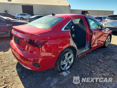 Trzecie zdjęcie samochodu z tyłu: 2022 AUDI A3 PREMIUM VIN:WAUAUDGY5NA089669 - miniatura