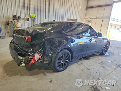 Trzecie zdjęcie samochodu z tyłu: 2014 INFINITI Q50 PREMIUM VIN:JN1BV7AR0EM692974 - miniatura